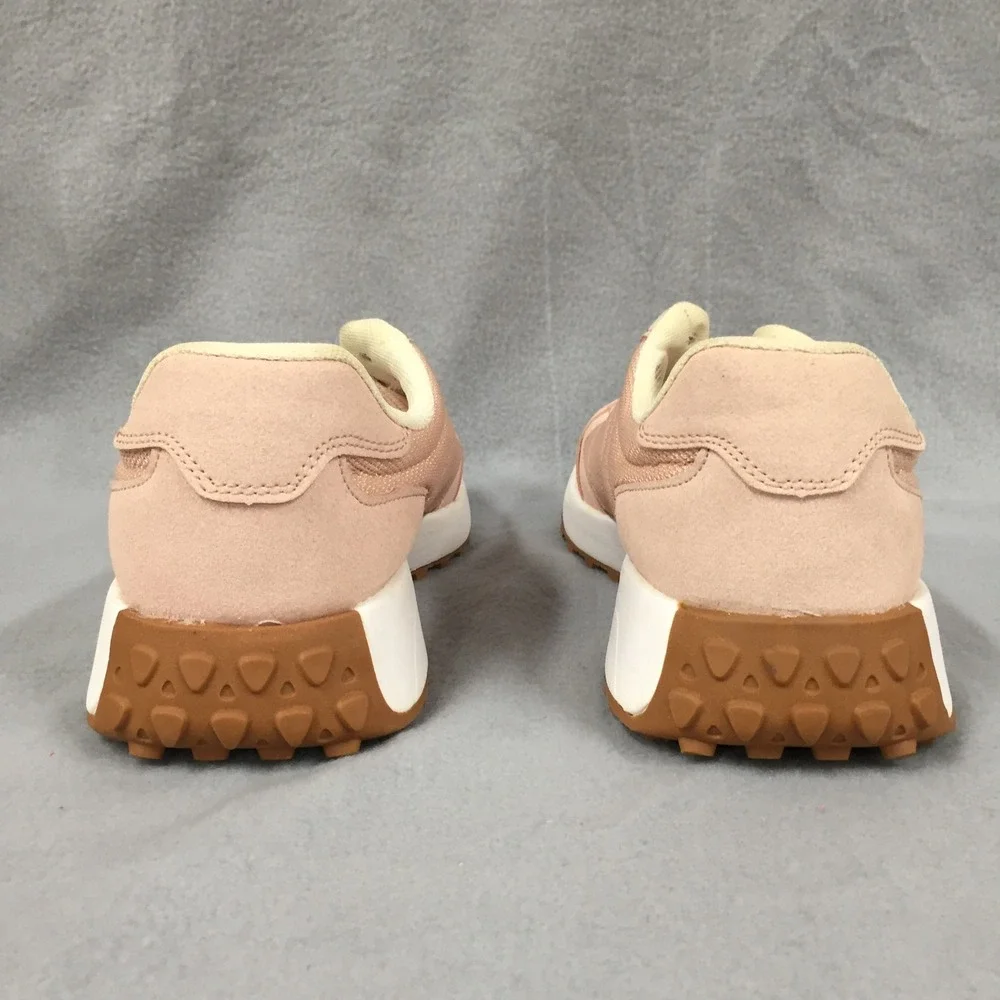 Avia Womens Memory Foam Sneakers‎ Blush Pink Mesh Suede Low Top Trainers Size 10